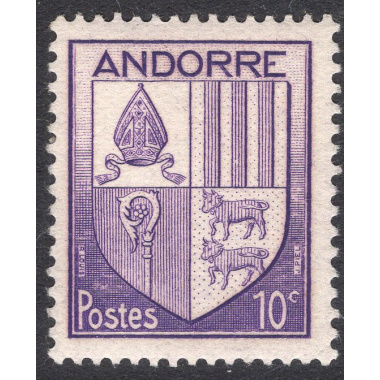 ANDORRA-FRENCH SCOTT 78