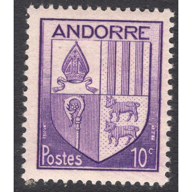 ANDORRA-FRENCH SCOTT 78