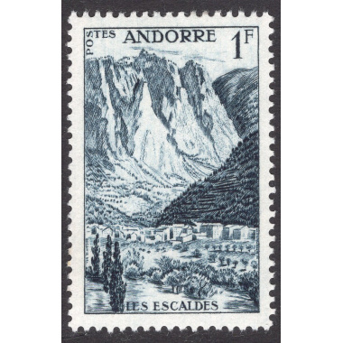 ANDORRA-FRENCH SCOTT 124