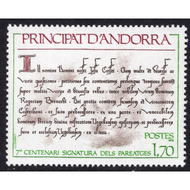 ANDORRA-FRENCH SCOTT 266