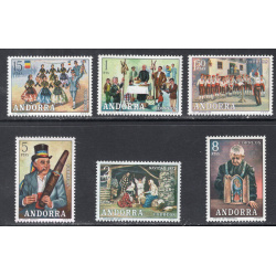 ANDORRA-SPANISH SCOTT 69-74