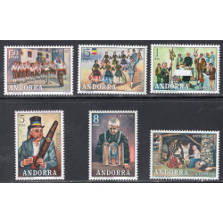 ANDORRA-SPANISH SCOTT 69-74