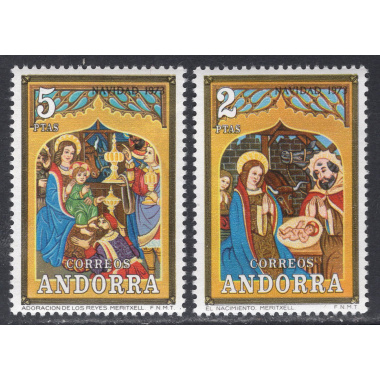 ANDORRA-SPANISH SCOTT 77-78