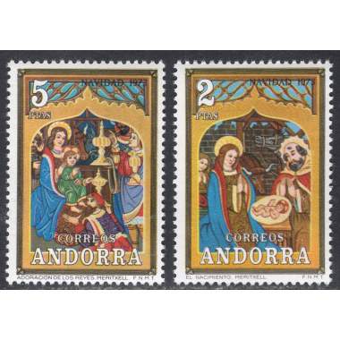 ANDORRA-SPANISH SCOTT 77-78