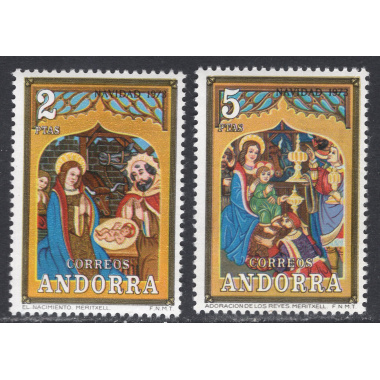 ANDORRA-SPANISH SCOTT 77-78