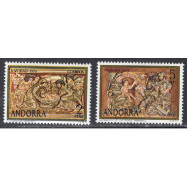 ANDORRA-SPANISH SCOTT 84-85