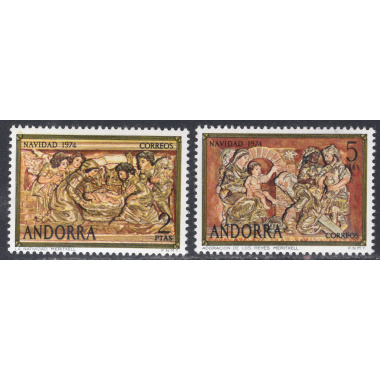 ANDORRA-SPANISH SCOTT 84-85