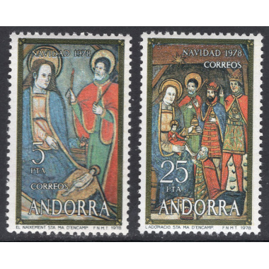 ANDORRA-SPANISH SCOTT 106-107