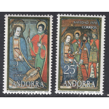 ANDORRA-SPANISH SCOTT 106-107