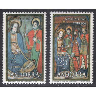 ANDORRA-SPANISH SCOTT 106-107