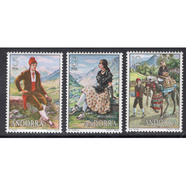 ANDORRA-SPANISH SCOTT 108-110