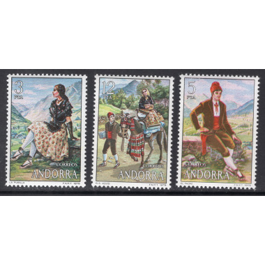 ANDORRA-SPANISH SCOTT 108-110