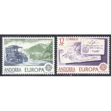 ANDORRA-SPANISH SCOTT 111-112