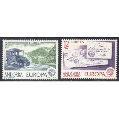 ANDORRA-SPANISH SCOTT 111-112