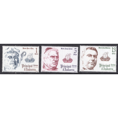 ANDORRA-SPANISH SCOTT 116-118