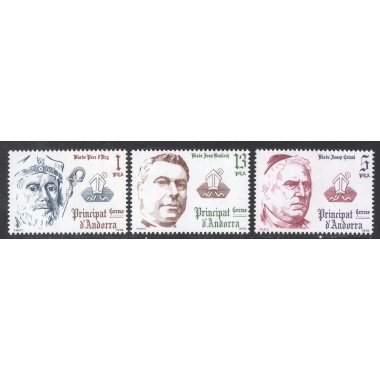 ANDORRA-SPANISH SCOTT 116-118