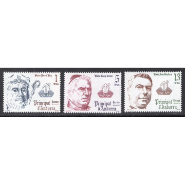 ANDORRA-SPANISH SCOTT 116-118