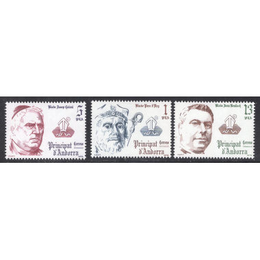 ANDORRA-SPANISH SCOTT 116-118