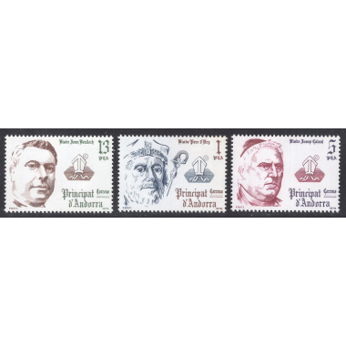 ANDORRA-SPANISH SCOTT 116-118