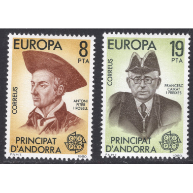 ANDORRA-SPANISH SCOTT 119-120