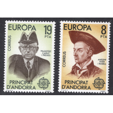 ANDORRA-SPANISH SCOTT 119-120