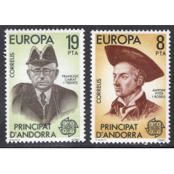 ANDORRA-SPANISH SCOTT 119-120