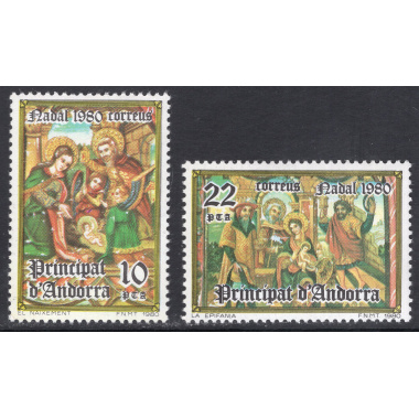 ANDORRA-SPANISH SCOTT 124-125