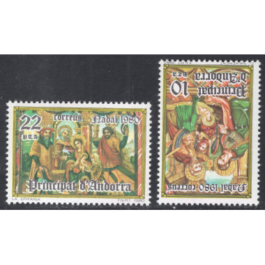 ANDORRA-SPANISH SCOTT 124-125