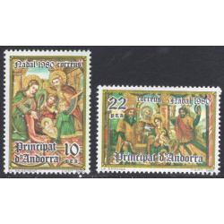 ANDORRA-SPANISH SCOTT 124-125