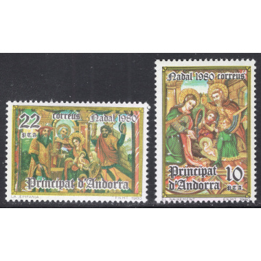 ANDORRA-SPANISH SCOTT 124-125