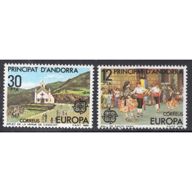 ANDORRA-SPANISH SCOTT 126-127
