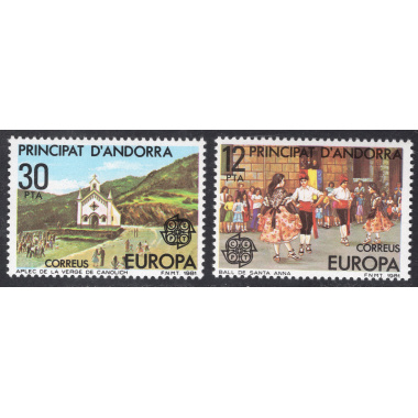 ANDORRA-SPANISH SCOTT 126-127