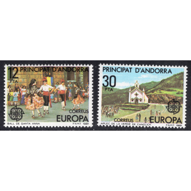 ANDORRA-SPANISH SCOTT 126-127