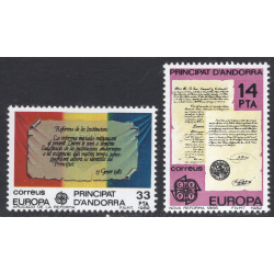 ANDORRA-SPANISH SCOTT 143-144