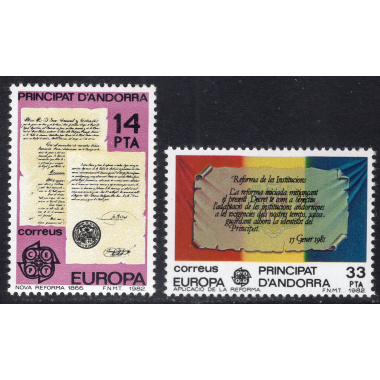 ANDORRA-SPANISH SCOTT 143-144