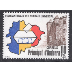 ANDORRA-SPANISH SCOTT 156