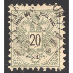 AUSTRIA-OFFICES IN THE TURKISH EMPIRE SCOTT 12A