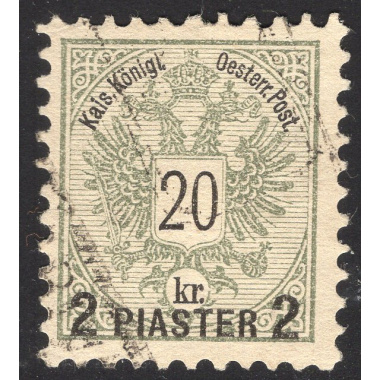 AUSTRIA-OFFICES IN THE TURKISH EMPIRE SCOTT 18