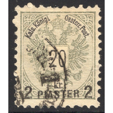 AUSTRIA-OFFICES IN THE TURKISH EMPIRE SCOTT 18