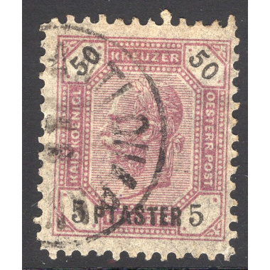 AUSTRIA-OFFICES IN THE TURKISH EMPIRE SCOTT 27