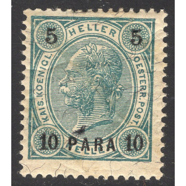 AUSTRIA-OFFICES IN THE TURKISH EMPIRE SCOTT 32A