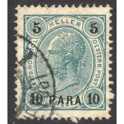 AUSTRIA-OFFICES IN THE TURKISH EMPIRE SCOTT 32A