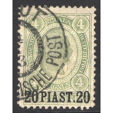 AUSTRIA-OFFICES IN THE TURKISH EMPIRE SCOTT 38