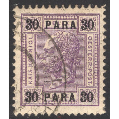 AUSTRIA-OFFICES IN THE TURKISH EMPIRE SCOTT 45