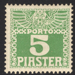 AUSTRIA-OFFICES IN THE TURKISH EMPIRE SCOTT J11