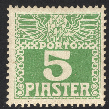 AUSTRIA-OFFICES IN THE TURKISH EMPIRE SCOTT J11