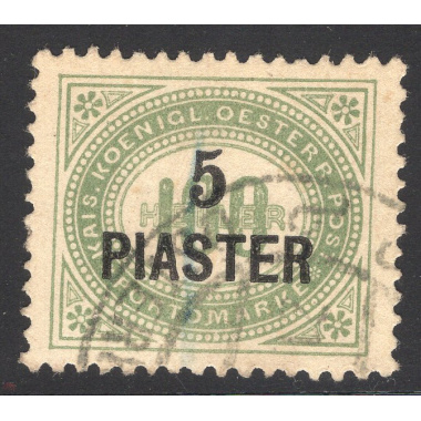 AUSTRIA-OFFICES IN THE TURKISH EMPIRE SCOTT J5