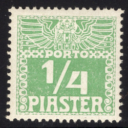 AUSTRIA-OFFICES IN THE TURKISH EMPIRE SCOTT J6