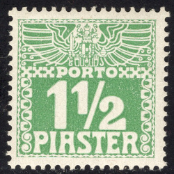 AUSTRIA-OFFICES IN THE TURKISH EMPIRE SCOTT J9