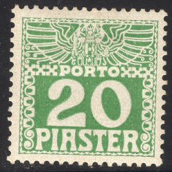AUSTRIA-OFFICES IN THE TURKISH EMPIRE SCOTT J13